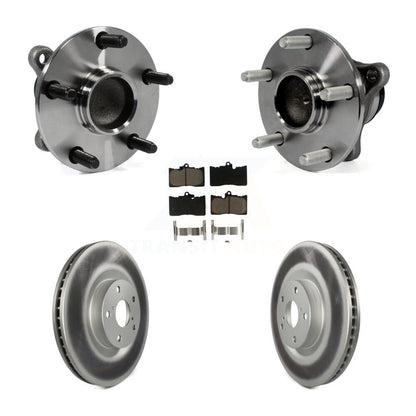 Kit de plaquettes de rotor de frein enduites de roulement de moyeu avant (5 pièces) pour Lexus IS350 GS350 GS450