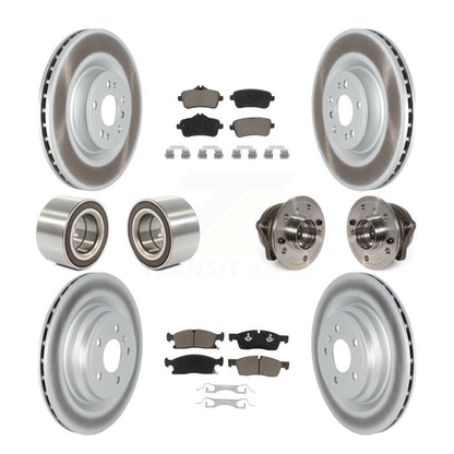 Kit de chaussures de plaquettes de Rotor de frein enduites de roulement de moyeu avant et arrière pour Mercedes-Benz GLE40