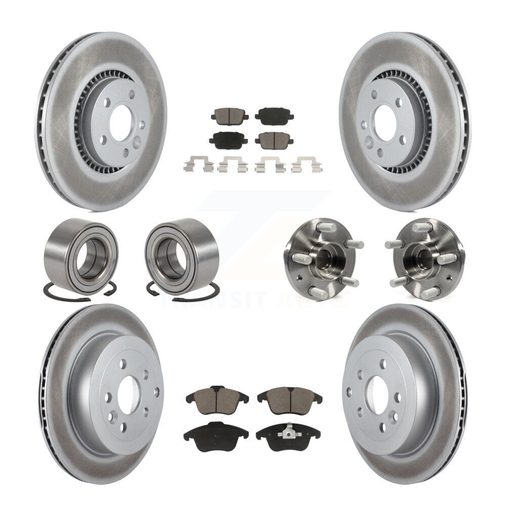 Kit de patins de rotor de frein, roulement avant et arrière (10 pièces) pour Land Rover LR 08-11