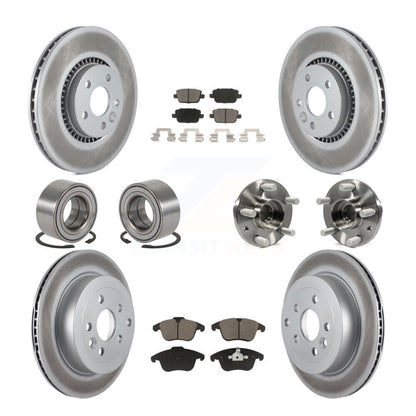 Kit de patins de rotor de frein, roulement avant et arrière (10 pièces) pour Land Rover LR 08-11
