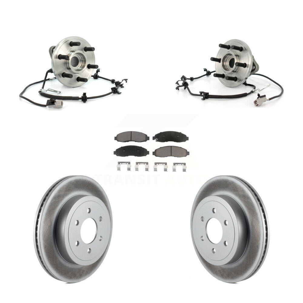 Kit de plaquettes de Rotor de frein, roulement de moyeu avant, pour Dodge Dakota 4WD avec 4 roues AB