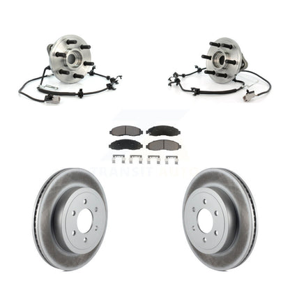 Kit de plaquettes de Rotor de frein, roulement de moyeu avant, pour Dodge Dakota 4WD avec 4 roues AB