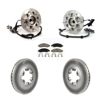 Kit de Rotor et de plaquettes de frein revêtus de roulement de moyeu avant, pour Chevrolet Colorado GMC Canyo