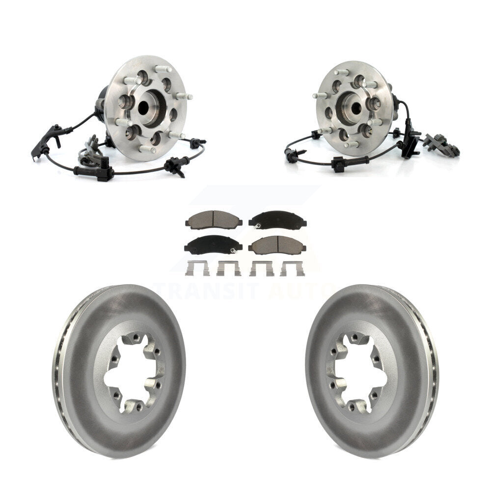 Kit de plaquettes de Rotor de frein, roulement de moyeu avant, pour Chevrolet Colorado GMC Canyon RW