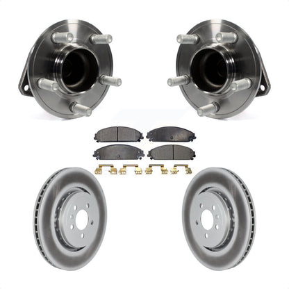 Kit de plaquettes de Rotor de frein, roulement de moyeu avant, pour Dodge Charger RWD 15-18 avec 5.7