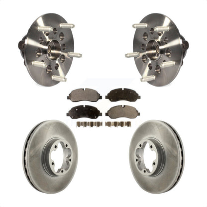 Kit de rotor et de plaquettes de frein revêtus d'assemblage de roulement de moyeu avant pour Ford Transit-350 H