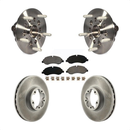 Kit de rotor et de plaquettes de frein revêtus d'assemblage de roulement de moyeu avant pour Ford Transit-350 H