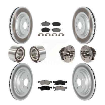 Kit de chaussures de plaquettes de Rotor de frein enduites de roulement de moyeu avant et arrière pour Mercedes-Benz GLE40