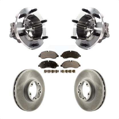 Kit de rotor et de plaquettes de frein revêtus d'assemblage de roulement de moyeu avant pour Ford Transit-350 H