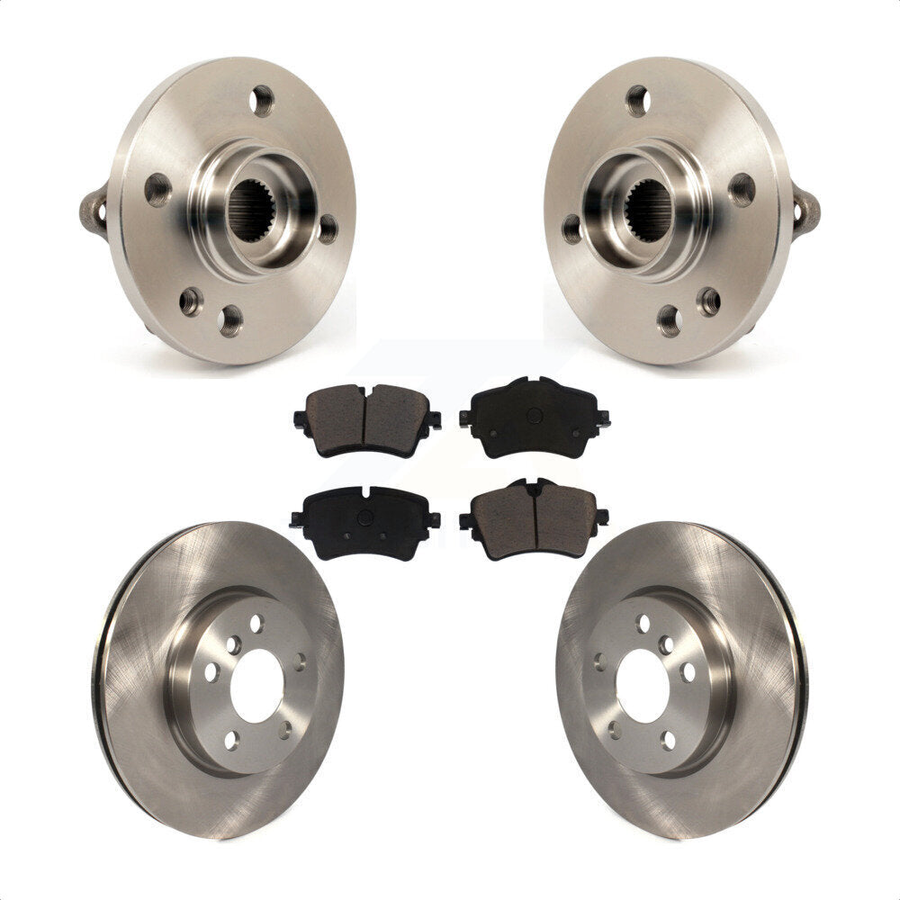 Ensemble de roulement de moyeu avant, Rotor de frein à disque et Kit de plaquettes pour Mini Cooper 2015 1.6
