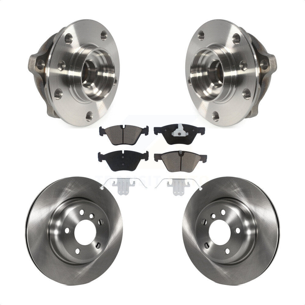 Kit de rotors et plaquettes de frein à disque, ensemble de roulements de moyeu avant, pour BMW 528i xDrive