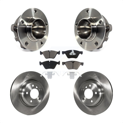 Kit de rotors de frein à disque et de plaquettes en céramique, ensemble de roulements de moyeu avant, pour BMW 528i