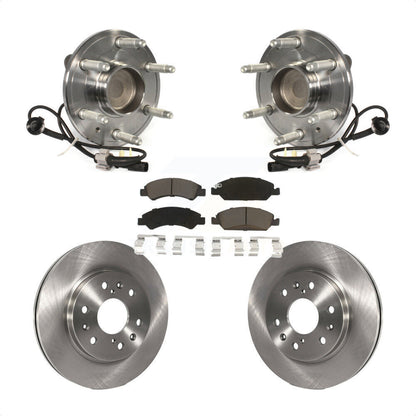Kit de plaquettes de Rotor de frein, roulement de moyeu avant, pour GMC Sierra 1500 Chevrolet Silverado X