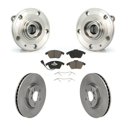 Ensemble de roulements de moyeu avant, Rotors et plaquettes de frein à disque, Kit pour Volkswagen CC