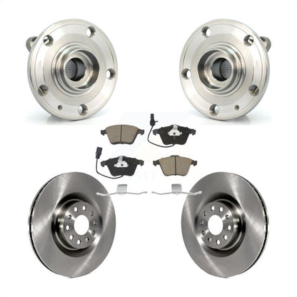 Ensemble de roulement de moyeu avant, Rotor de frein et Kit de plaquettes pour Volkswagen Passat CC Golf
