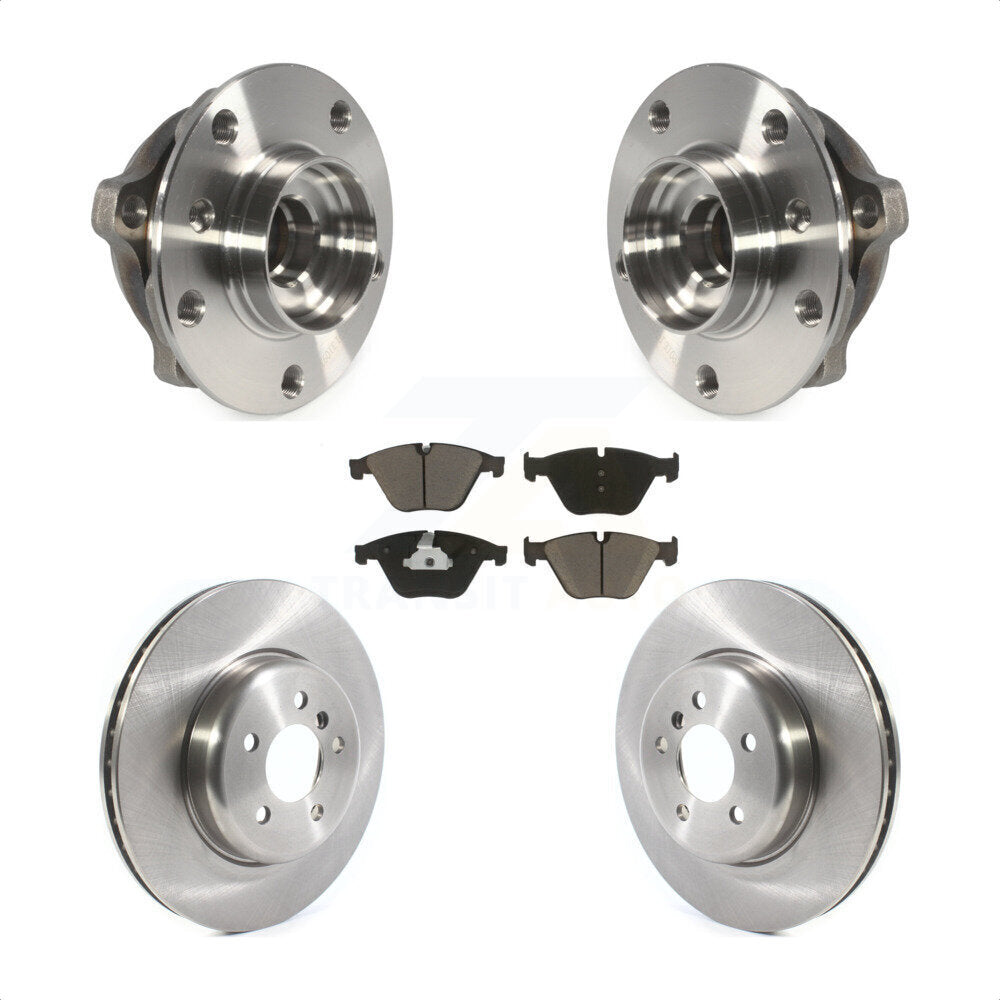 Kit de Rotor et de plaquettes de frein, roulement de moyeu avant, pour BMW 535i xDrive 535d 640i Gran Coup