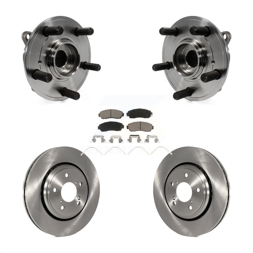 Kit de plaquettes de Rotor de frein à disque, ensemble de roulements de moyeu avant pour Honda Odysse 2015 – 2017