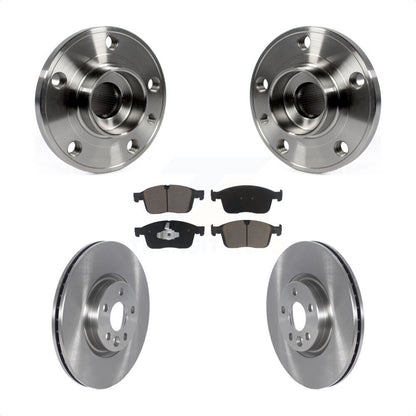 Kit de rotors de frein à disque et de plaquettes en céramique, ensemble de roulements de moyeu avant pour Volvo XC6
