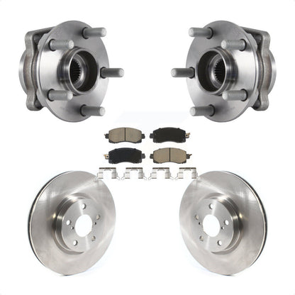Ensemble de roulements de moyeu avant, Rotors et plaquettes de frein à disque pour Subaru Impreza