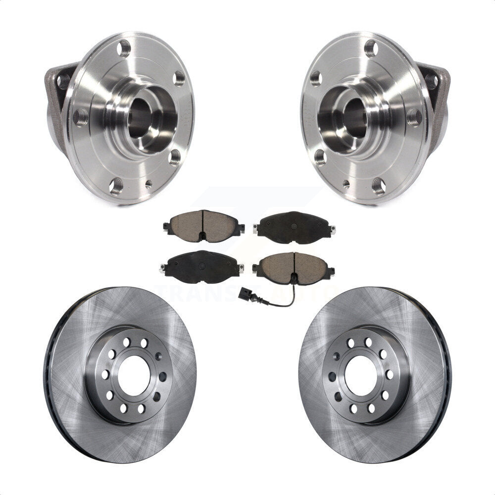 Kit de plaquettes de Rotor de frein, roulement de moyeu avant, pour Volkswagen Jetta Taos Golf SportWage