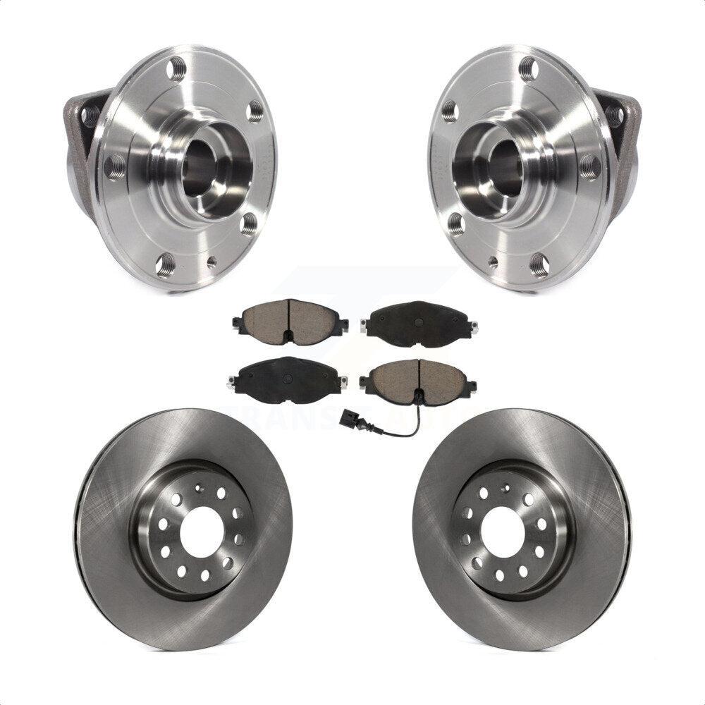 Kit de plaquettes de Rotor de frein, roulement de moyeu avant, pour Volkswagen Taos GTI Golf Alltrack Aud