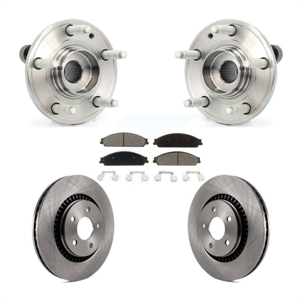 Kit de Rotor et de plaquettes de frein, roulement de moyeu avant, pour Ford Five Hundred Freestyle Taurus