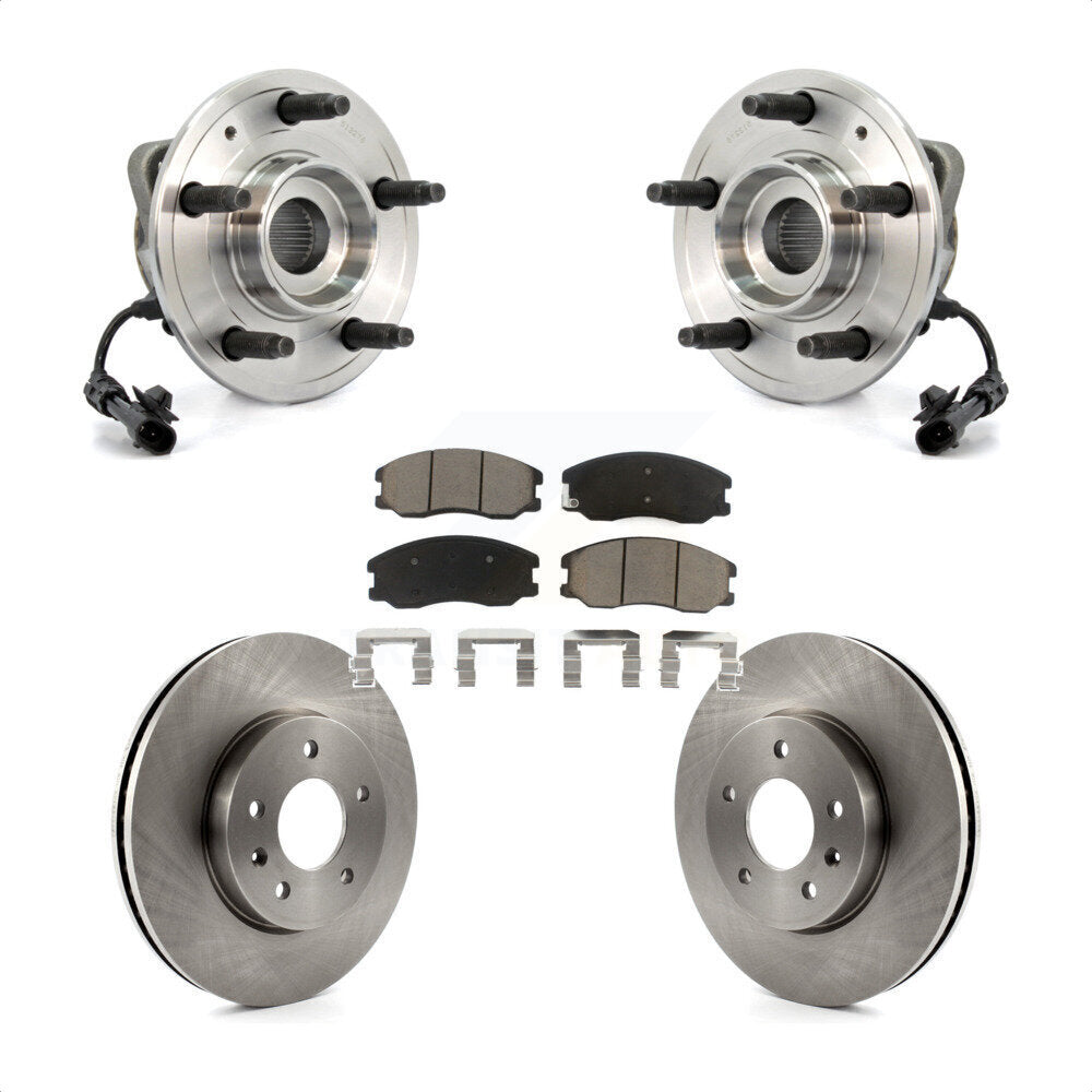 Kit de plaquettes de Rotor de frein, roulement de moyeu avant, pour Chevrolet Equinox Pontiac Torrent Vu