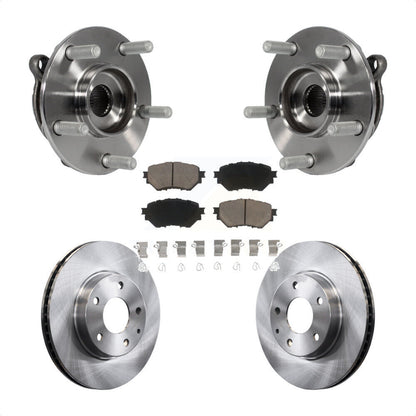 Kit de rotors et plaquettes de frein à disque d'assemblage de roulement de moyeu avant pour Mazda 3 Sport