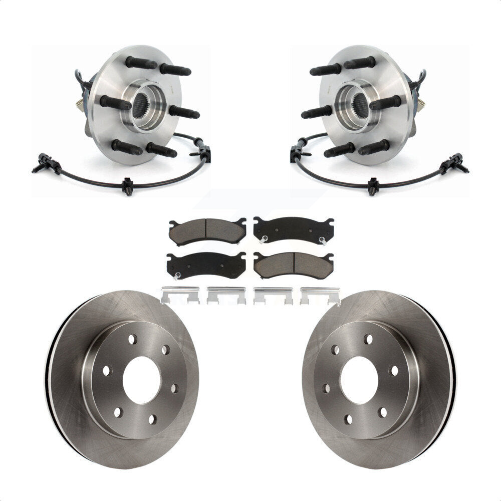 Kit de plaquettes de Rotor de frein, roulement de moyeu avant, pour Chevrolet GMC Silverado 1500 Sierra X
