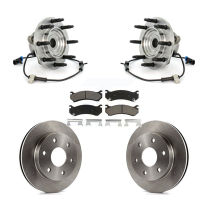 Kit de Rotor et plaquettes de frein, roulement de moyeu avant, pour Chevrolet Silverado 1500 GMC Sierr