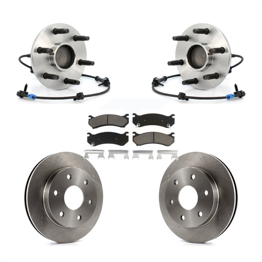 Kit de plaquettes de Rotor de frein, roulement de moyeu avant, pour Chevrolet GMC Silverado 1500 Sierra X