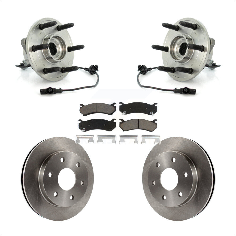 Kit de plaquettes de Rotor de frein à disque, ensemble de roulements de moyeu avant pour Chevrolet Silverado 150