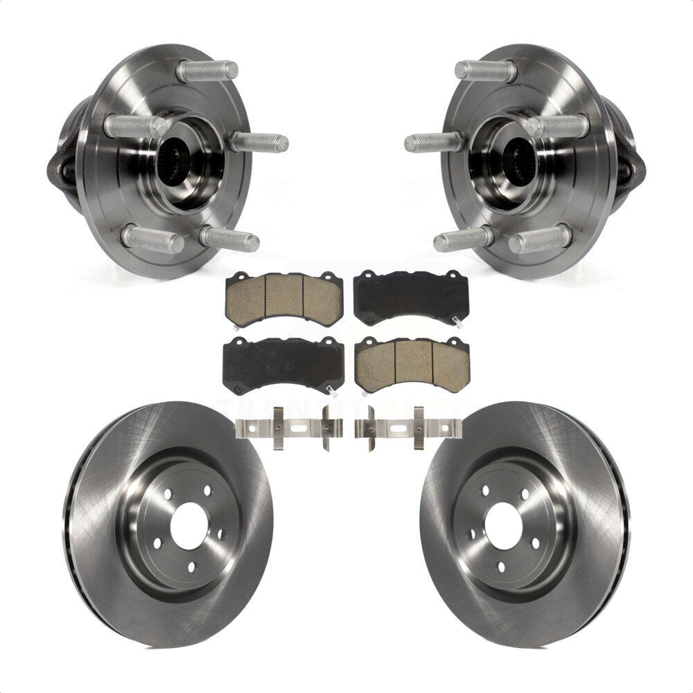 Kit de plaquettes de Rotor de frein à disque, roulement de moyeu avant, pour Jeep Grand Cherokee Dodge Durang