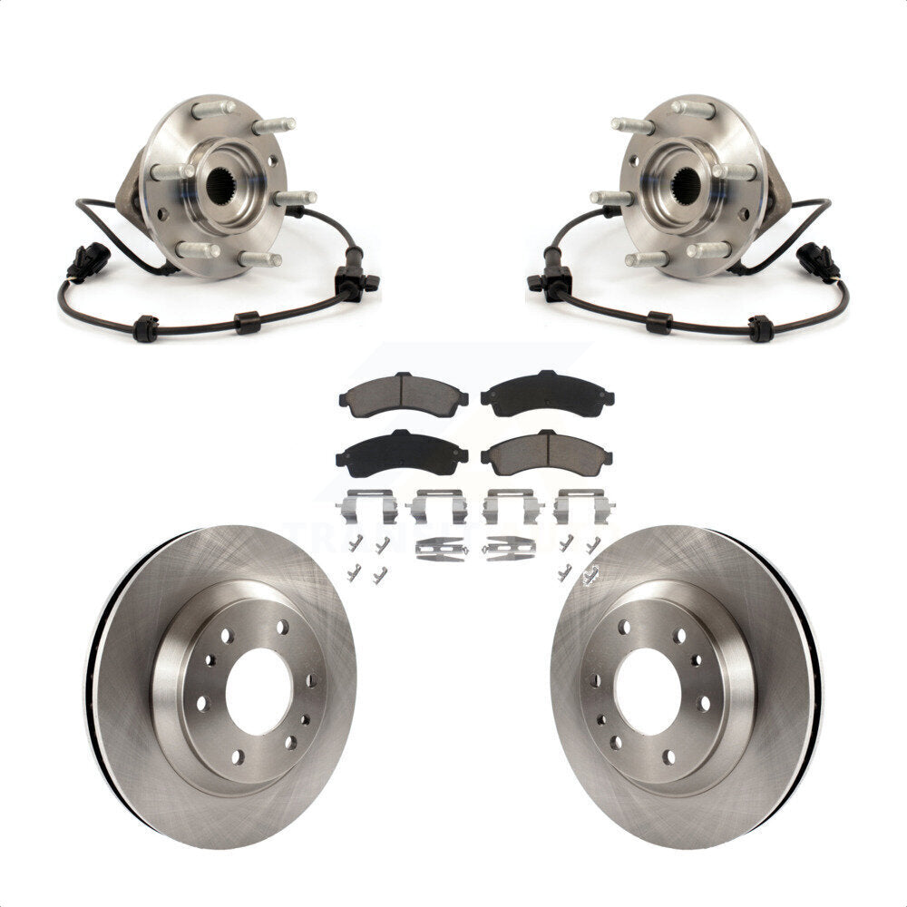 Kit de plaquettes de Rotor de frein, roulement de moyeu avant, pour GMC envoyé Chevrolet Trailblazer Buic