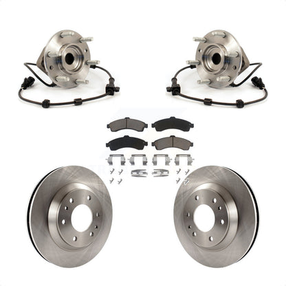 Kit de plaquettes de Rotor de frein, roulement de moyeu avant, pour GMC envoyé Chevrolet Trailblazer Buic