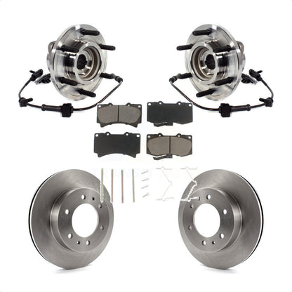 Kit de plaquettes de Rotor de frein à disque, ensemble de roulements de moyeu avant pour Hummer H3T H 2009 – 2010