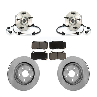 Kit de Rotor et de plaquettes de frein, roulement de moyeu avant, pour Jeep Grand Cherokee SRT 2006 – 2010
