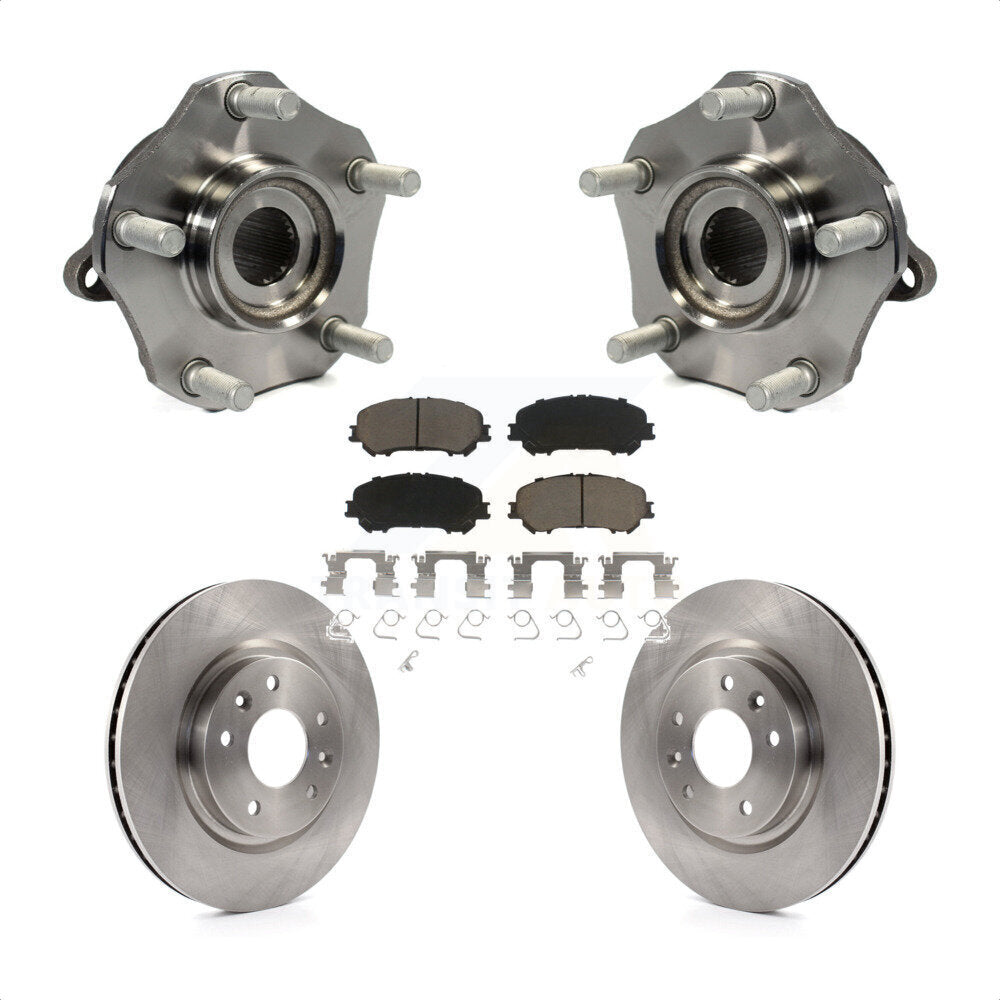 Kit de rotor et de plaquettes de frein, ensemble de roulements de moyeu avant, pour Nissan Rogue Sport Qashqa