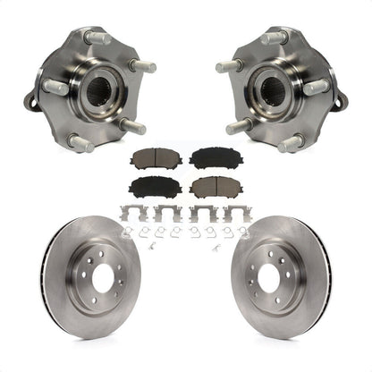 Kit de rotor et de plaquettes de frein, ensemble de roulements de moyeu avant, pour Nissan Rogue Sport Qashqa
