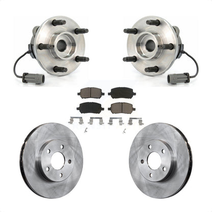 Ensemble de roulement de moyeu avant, Rotor de frein et Kit de plaquettes pour Chevrolet Cobalt Pontiac G