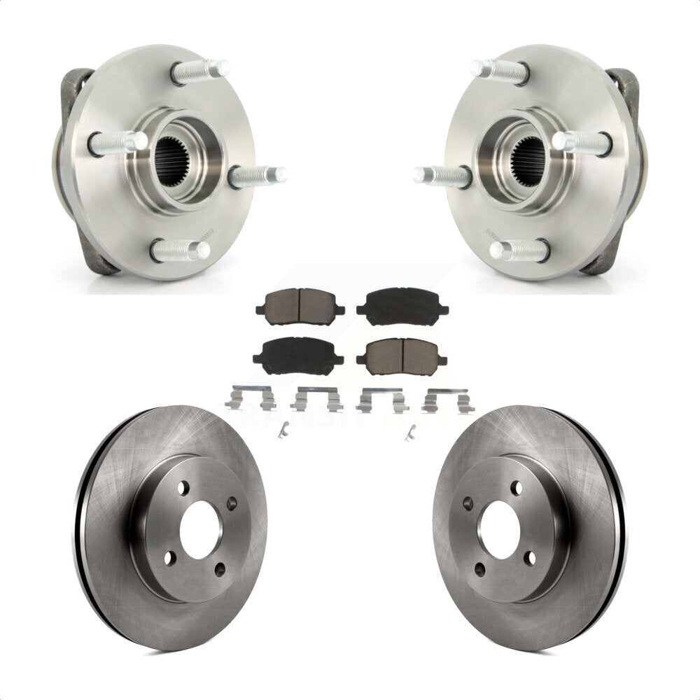 Kit de plaquettes de Rotor de frein, roulement de moyeu avant, pour Chevrolet Cobalt Pontiac G5 Saturn Io