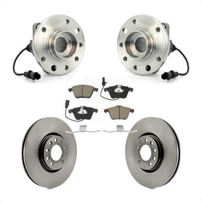 Kit de rotors de frein à disque et de plaquettes en céramique, ensemble de roulements de moyeu avant pour Saab 9-3X