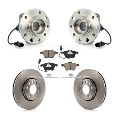 Kit de rotors de frein à disque et de plaquettes en céramique, ensemble de roulements de moyeu avant pour Saab 9-3X