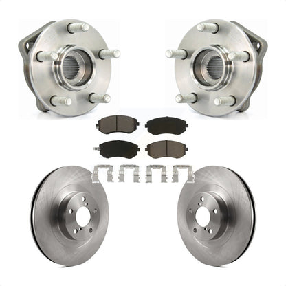 Ensemble de roulement de moyeu avant, Rotor de frein et Kit de plaquettes pour Subaru Outback Legac 2005