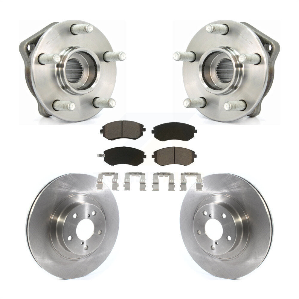Kit de plaquettes de Rotor de frein, roulement de moyeu avant, pour Subaru Outback Forester Impreza Legac