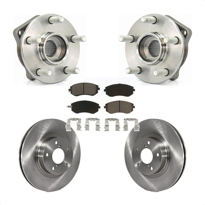 Ensemble de roulement de moyeu avant, Rotor de frein à disque et Kit de plaquettes pour Subaru Impreza Legac