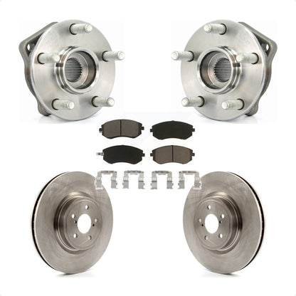 Ensemble de roulements de moyeu avant, Rotors et plaquettes de frein à disque pour Subaru Legacy