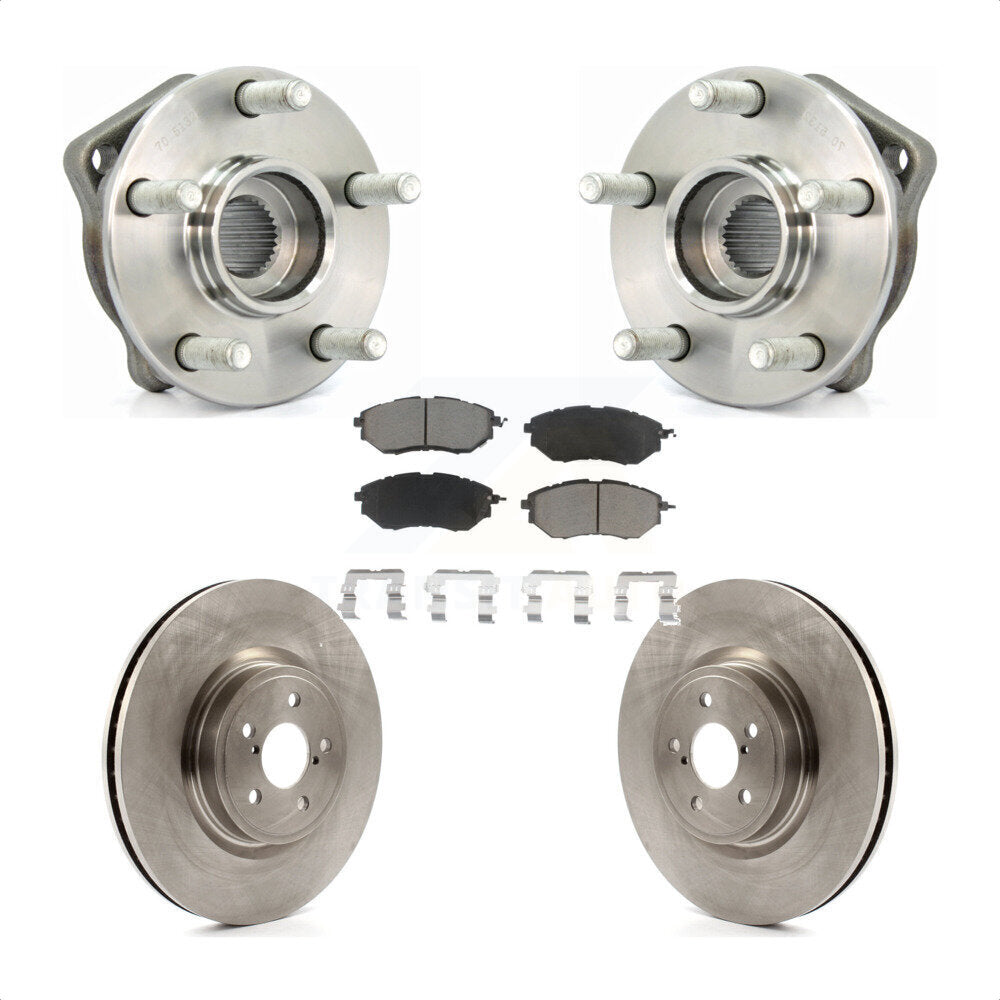 Kit de Rotor et plaquettes de frein à disque, roulement de moyeu avant, pour Subaru Outback Legacy Foreste