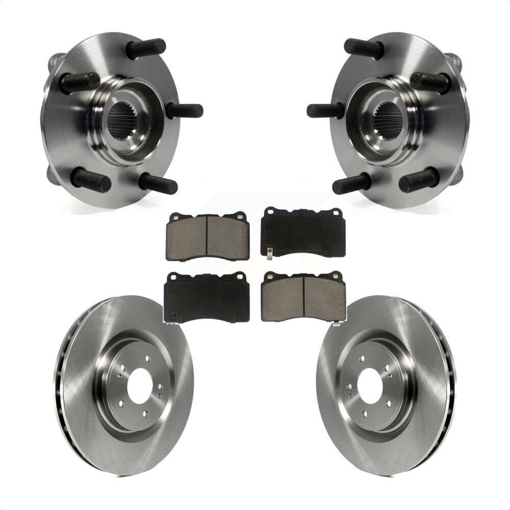 Kit de rotors et plaquettes de frein à disque, ensemble de roulements de moyeu avant pour Mitsubishi Lancer