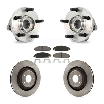 Kit de Rotor et de plaquettes de frein, roulement de moyeu avant, pour Chrysler 200 Dodge Avenger Calibe
